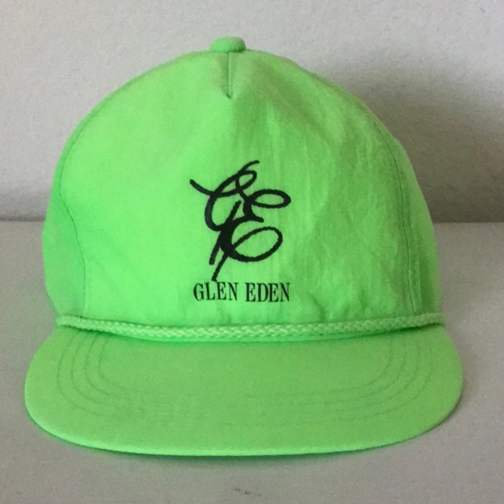 VINTAGE 1990s Bright Glen Eden Nylon Ball Cap